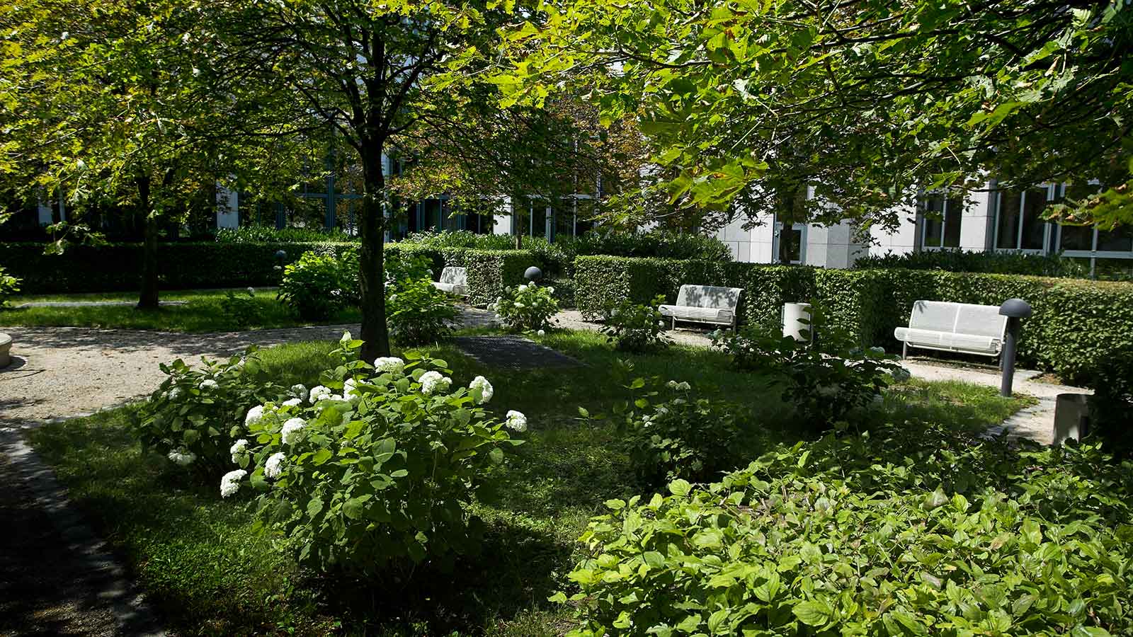 grüner Garten
